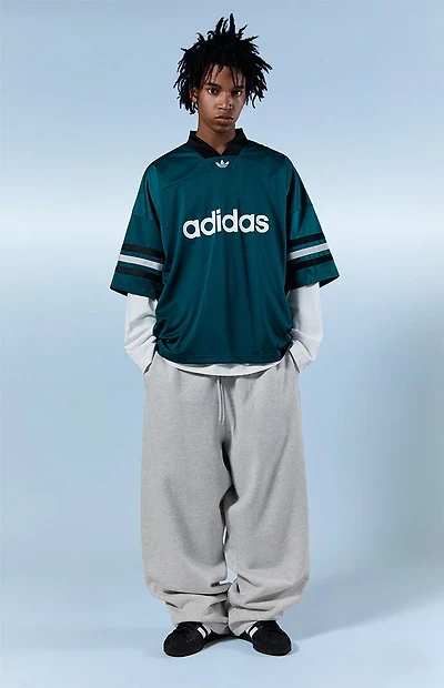 Pacsun Heather Gray Fleece Extreme Baggy Sweatpants
