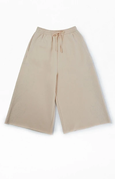 Civil Tan Cropped Baggy Sweatpants