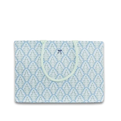 Scallop Floral Oversized Canvas Tote