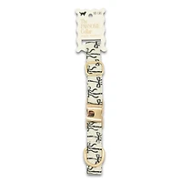 Ivory and Black Pet Collar - Medium/Large