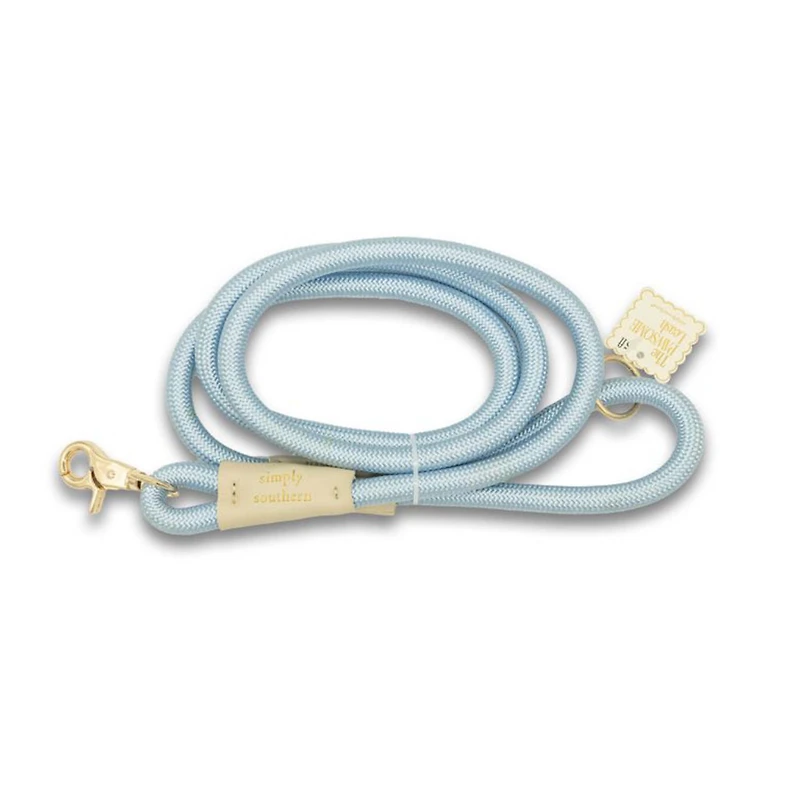 Light Turquoise Rope Pet Leash