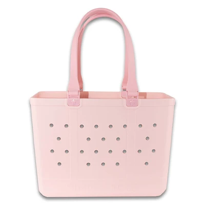 Large Tote Bag in Coral