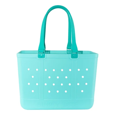 Large Tote Bag in Lagoon