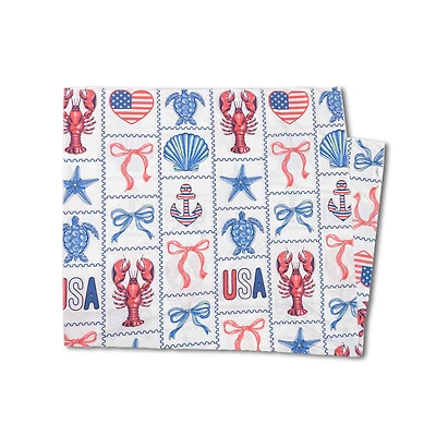 Lobster Patches Printed Oversized Quick Dry Towel