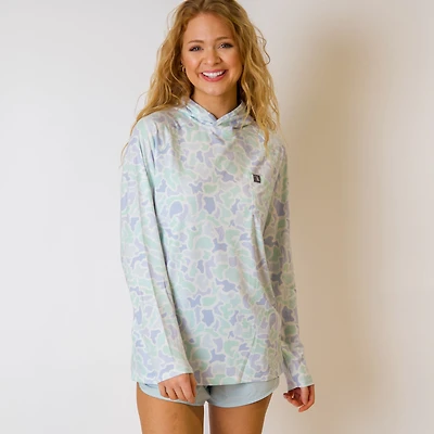 Local Girl Heather Blend Hoodie Mint
