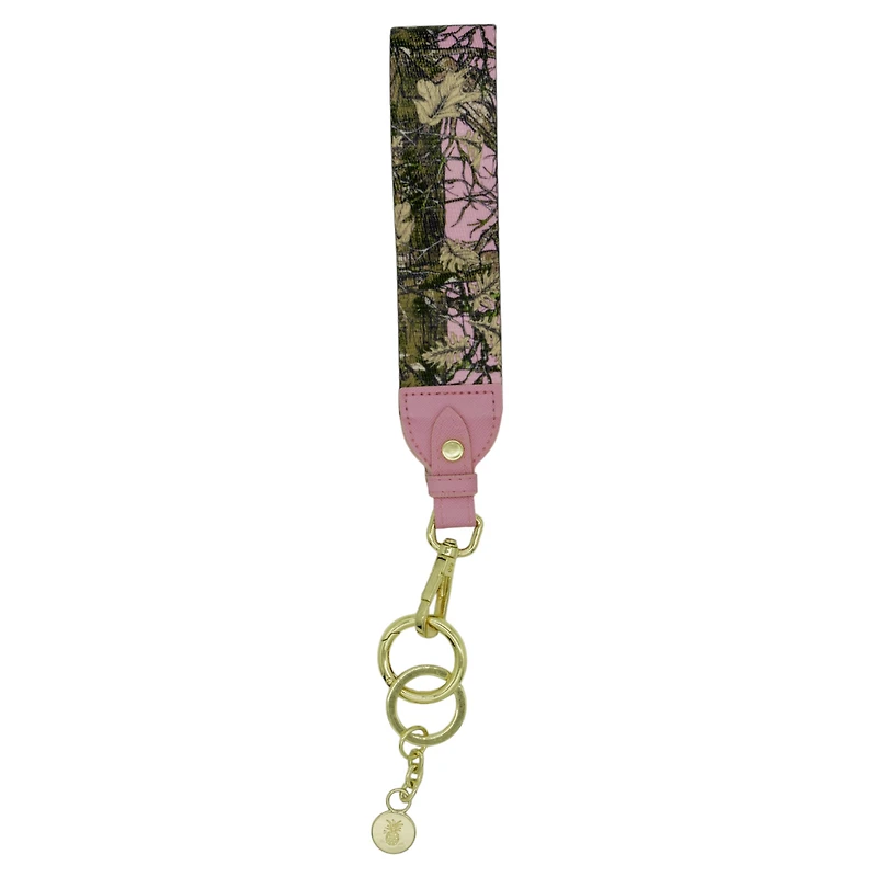 Pink Camo Patterned Key Fob