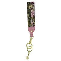 Pink Camo Patterned Key Fob