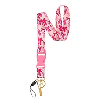 Pink Bows Patterned Breakaway Lanyard