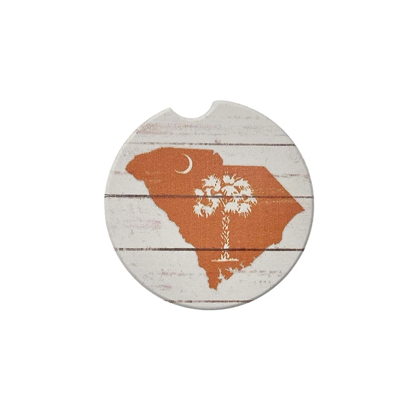 South Carolina State Clemson Car Coaster