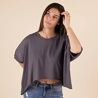 HiLo Twist Short Sleeve Top