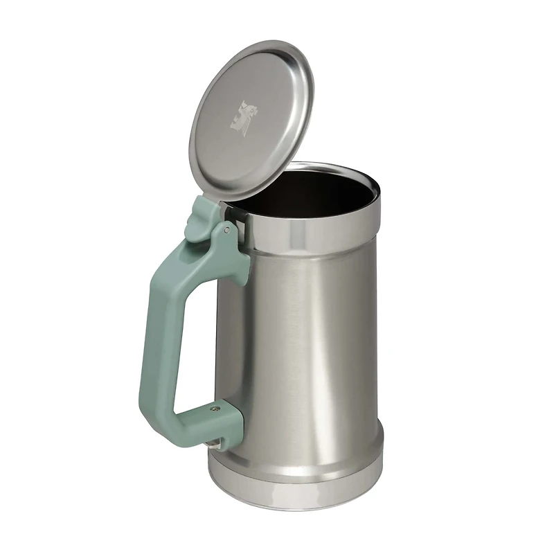 The Bottle Opener Stein in Stainless Steel Shale