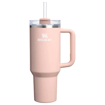 The 40oz Quencher H2.0 Flowstate™ Tumbler in Peach Whip Gloss