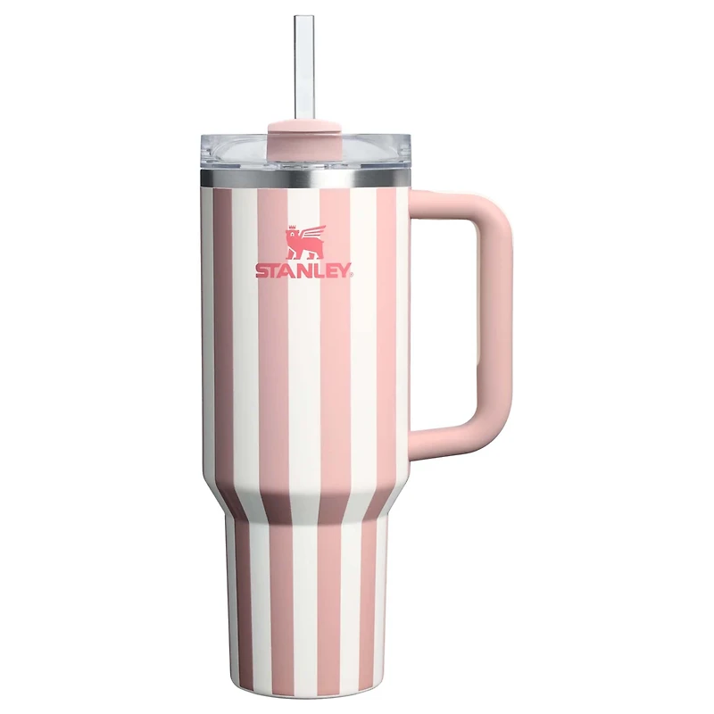 The 40oz Quencher H2.0 Flowstate™ Tumbler in Peach Whip Cabana