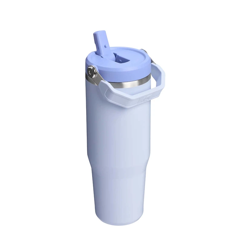 The 30oz IceFlow Flip Straw Tumbler in Dew Drop