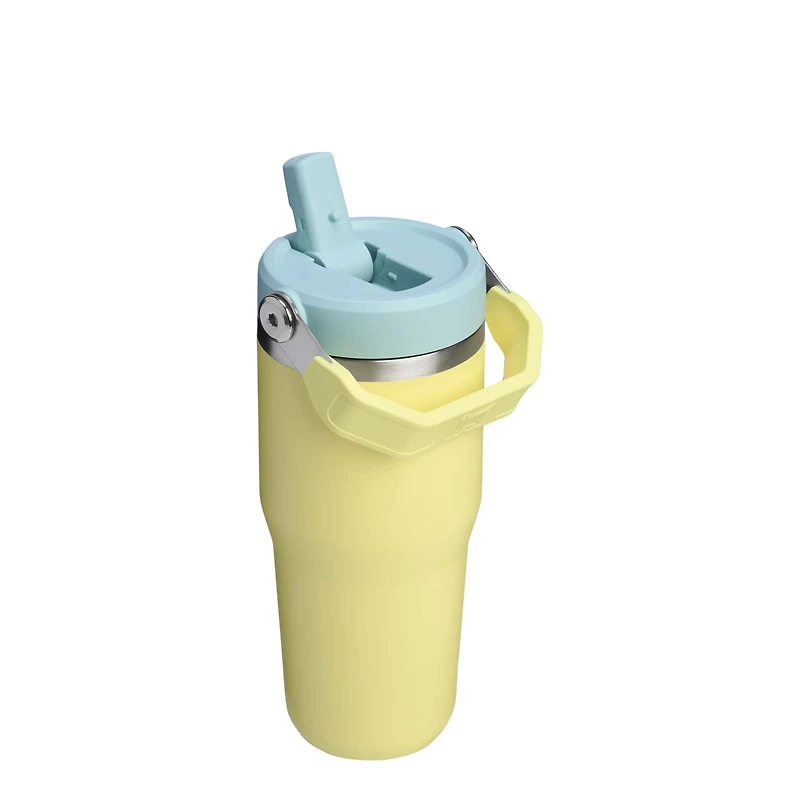 The 14oz IceFlow Flip Straw in Pomelo