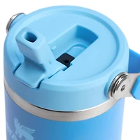 The 14oz IceFlow Flip Straw in Azure
