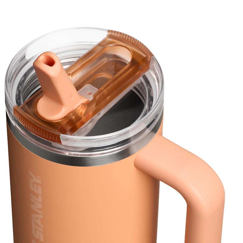 The 30oz Quencher ProTour Flip Straw Tumbler in Apricot