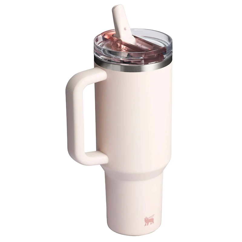 The Quencher 40oz ProTour Flip Straw Tumbler in Rose Quartz