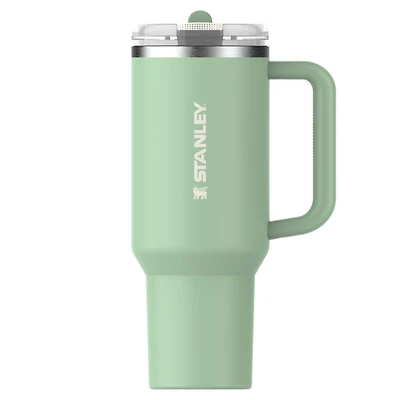 The 40oz Quencher ProTour Flip Straw Tumbler in Pistachio