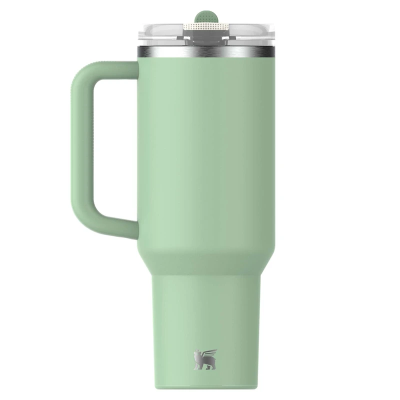 The 40oz Quencher ProTour Flip Straw Tumbler in Pistachio