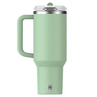 The 40oz Quencher ProTour Flip Straw Tumbler in Pistachio