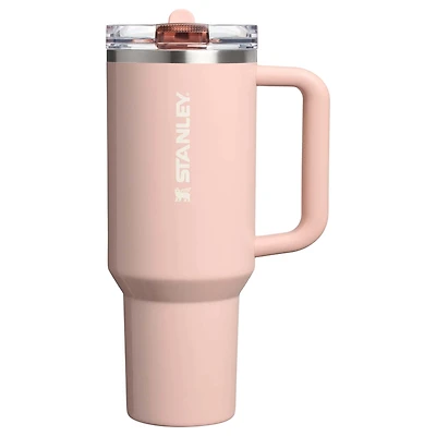 The 40oz Quencher ProTour Flip Straw Tumbler in Peach Whip Gloss