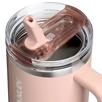The 40oz Quencher ProTour Flip Straw Tumbler in Peach Whip Gloss