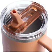 The 40oz Quencher ProTour Flip Straw Tumbler in Apricot
