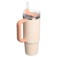 The 30oz Quencher H2.0 Flowstate Tumbler in Apricot Palms