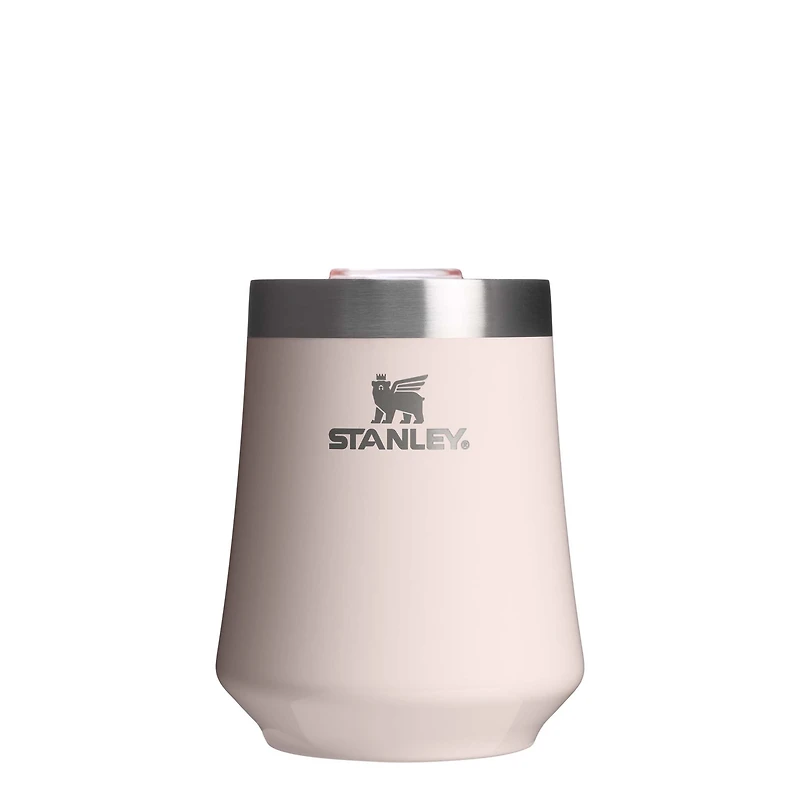 The Reserve Wine Tumbler 11oz in Rose Quartz Gloss