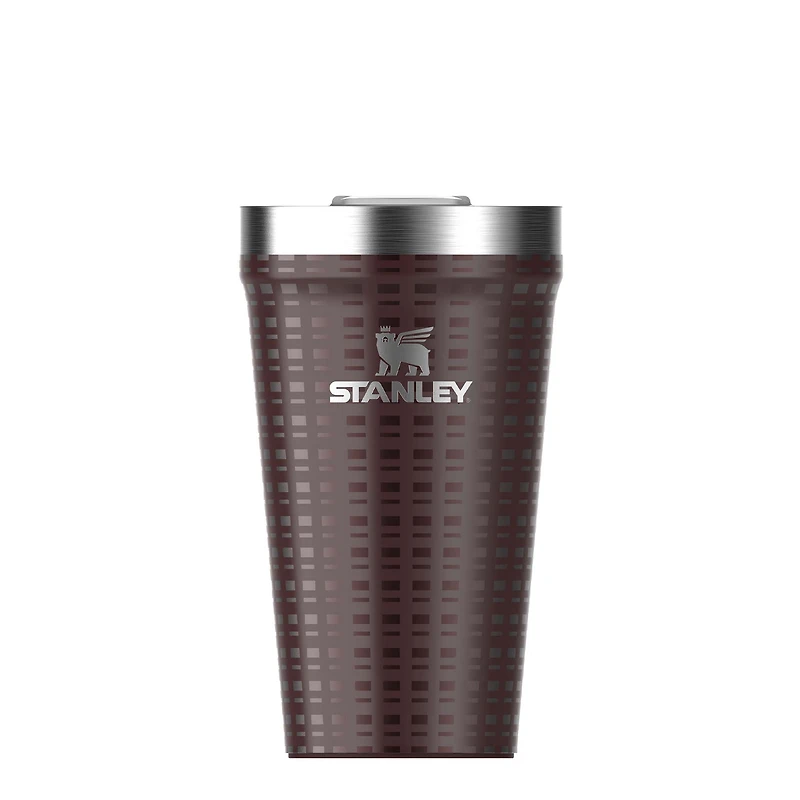 The 16oz Everyday Tumbler in Mahogany Grid