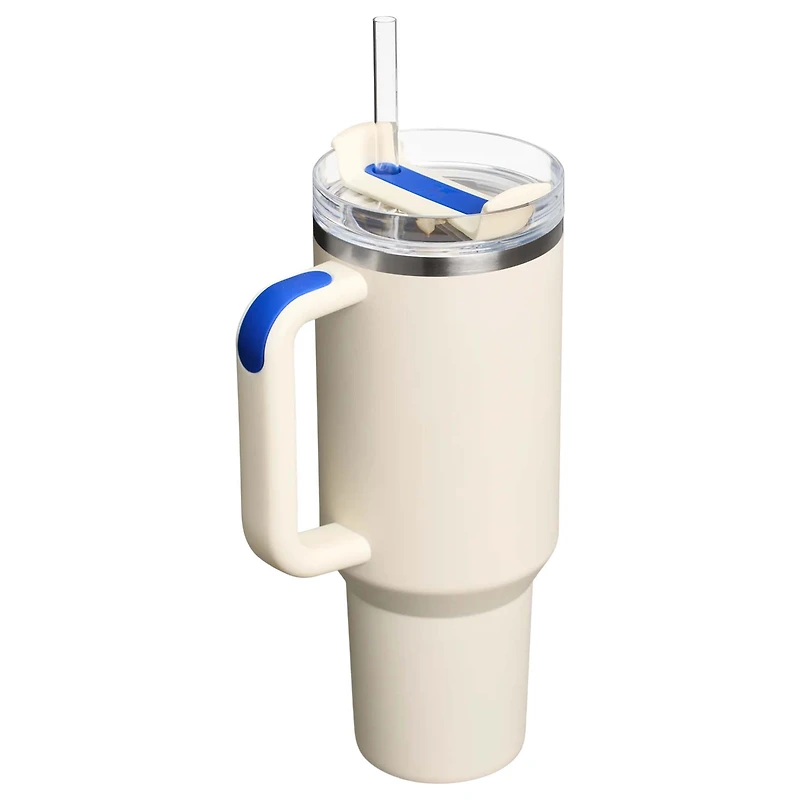 The 40oz Quencher H2.0 Flowstate™ Tumbler In Cream Royal