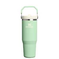 The 30oz IceFlow Flip Straw Tumbler in Pistachio