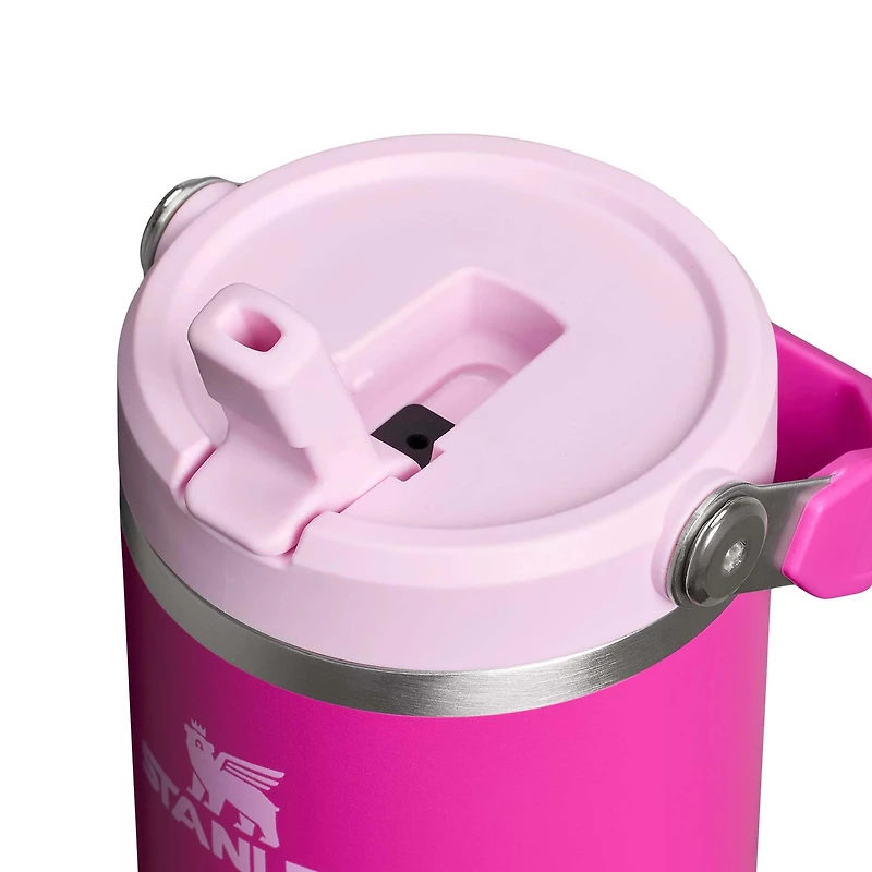 The 30oz IceFlow Flip Straw Tumbler in Violet Blossom