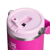The 30oz IceFlow Flip Straw Tumbler in Violet Blossom