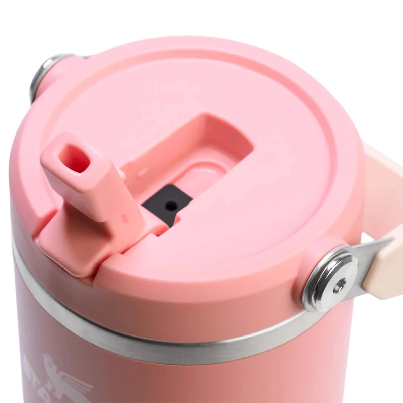 The 30oz IceFlow Flip Straw Tumbler in Pink Mesa