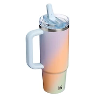 The 30oz Quencher ProTour Flip Straw in Sunrise Spiral