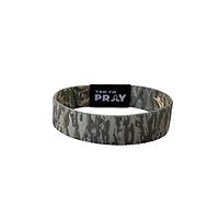 Tap To Pray Wristband Tree Bark Forest Camo