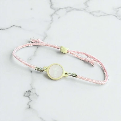 Tap To Pray Lotus Adjustable String Bracelet