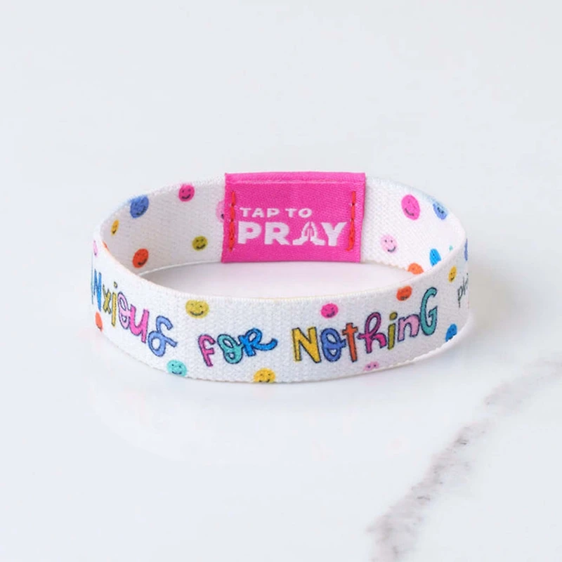 Tap To Pray Wristband Anxious For Nothing