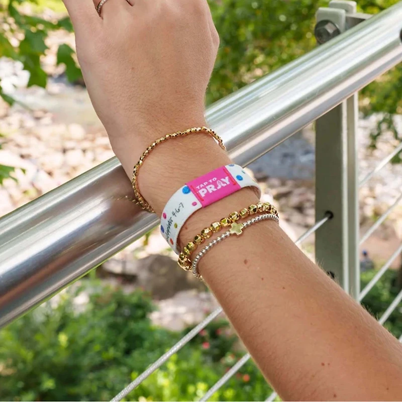 Tap To Pray Wristband Anxious For Nothing