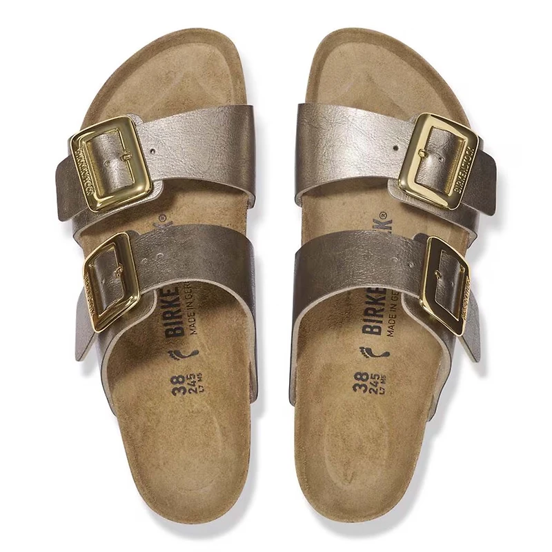 Sydney Luxe Buckle Sandals Taupe