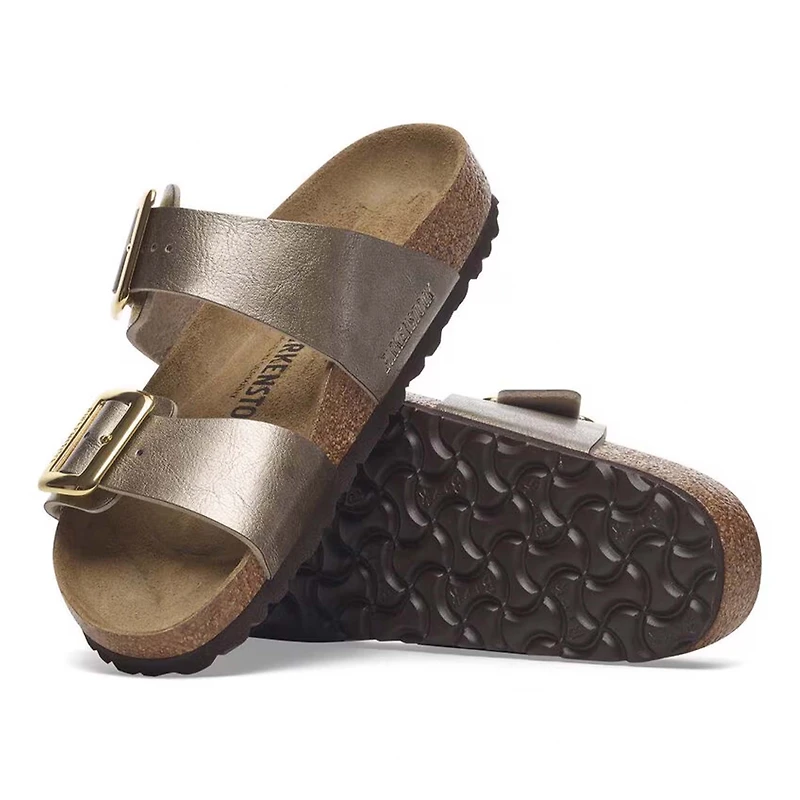 Sydney Luxe Buckle Sandals Taupe
