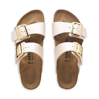 Sydney Luxe Buckle Sandals Pearl