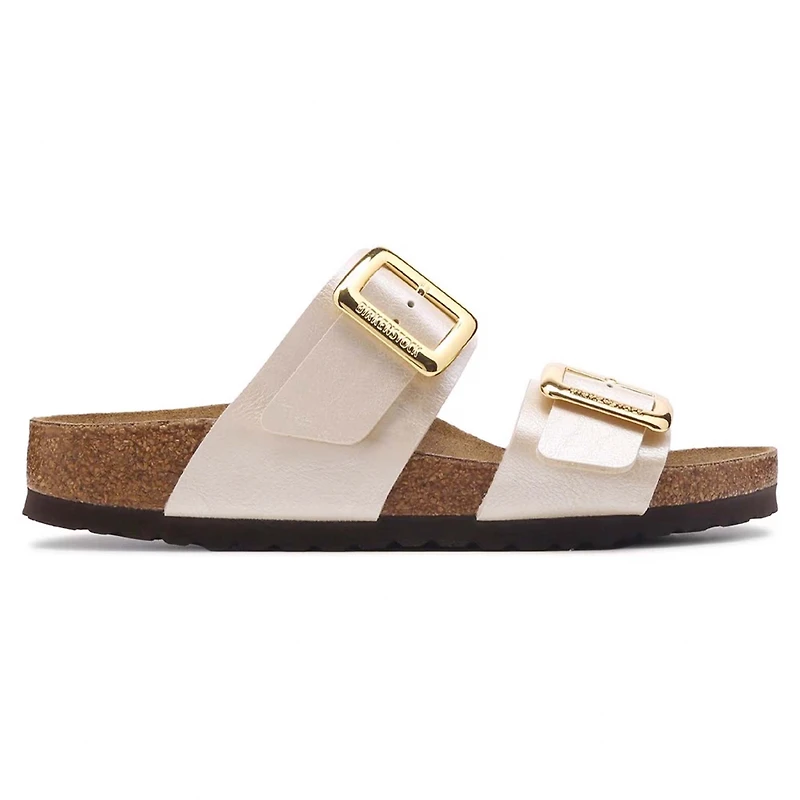 Sydney Luxe Buckle Sandals Pearl