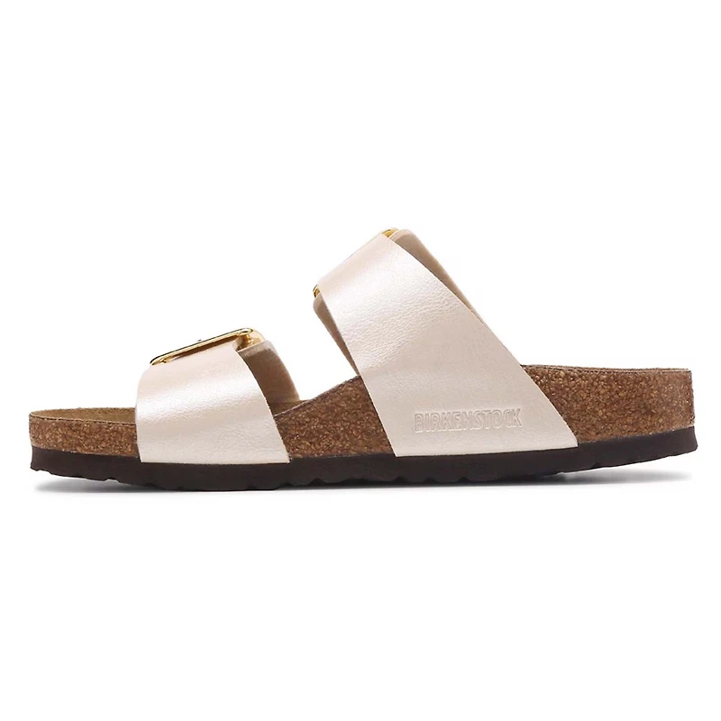 Sydney Luxe Buckle Sandals Pearl