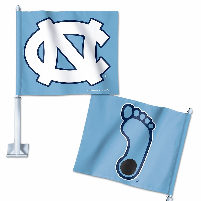UNC Double Sided Car Flag