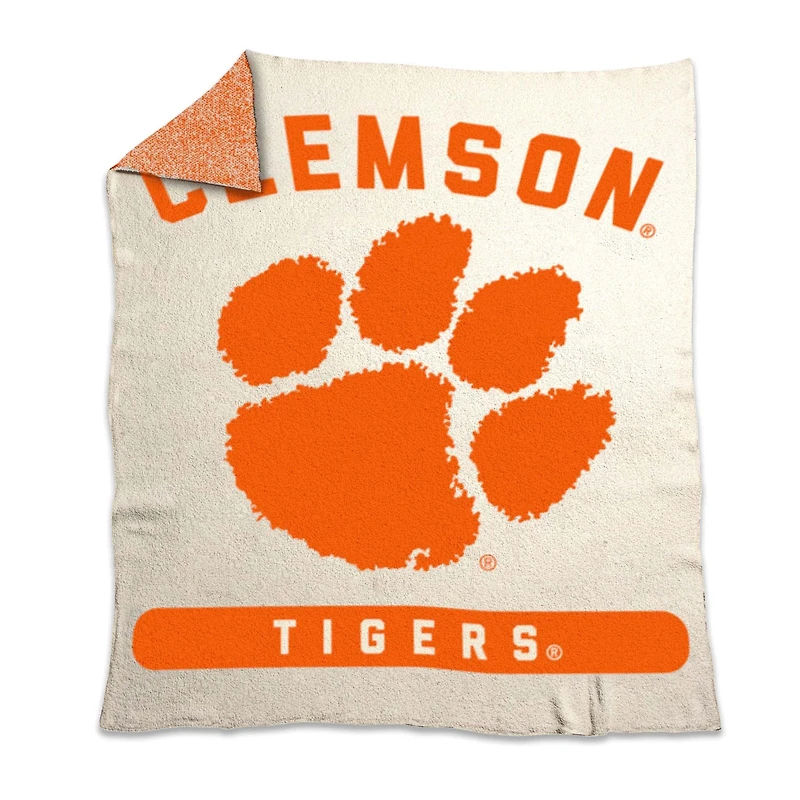 Clemson Prime Luxe Dreams Throw Blanket