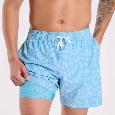 The Turquoise Tides 5.5 Inch Lined Swim Shorts