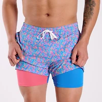 The Spades 5.5 Inch Lined Swim Shorts